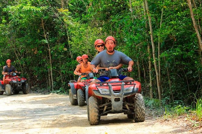 Cenote, Zipline & ATV Shared Combo 3x1 from Playa del Carmen & Cancun - Swimming in an open-air cenote