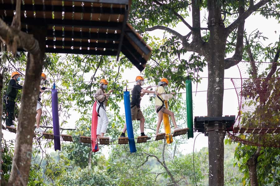 Chiang Mai: Pongyang Jungle Coaster & Zipline with Transfer - What the guide and staff add to the day