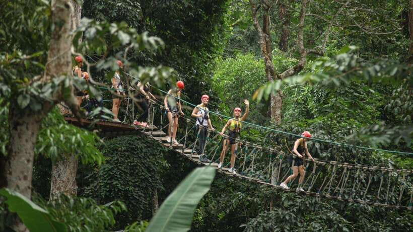 Chiang Mai: Sky Hawk Zipline Adventure With Optional ATV - Lunch at Sky Hawk Café