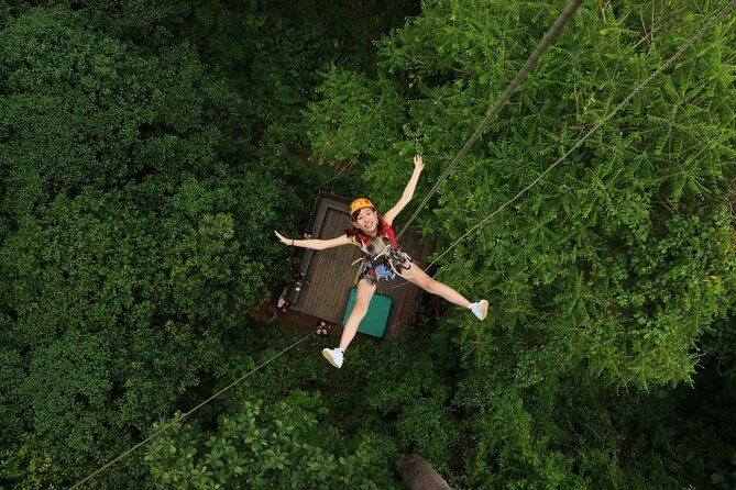 Chiang Mai Zip Line Experience - The 400-meter run over water