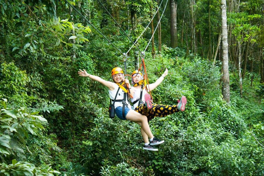 Chiang Mai: Zipline Adventure at Skyline Jungle Luge - The 900-meter ride and the variety of 21 lines