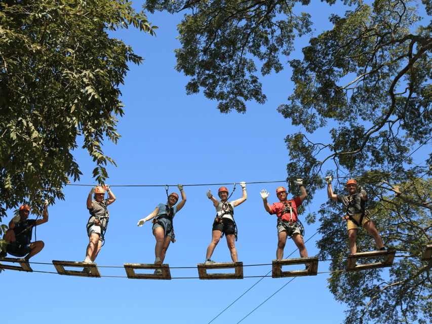 Chiang Mai: Zipline adventure with lunch & city hotel pickup - Choosing between the five course options