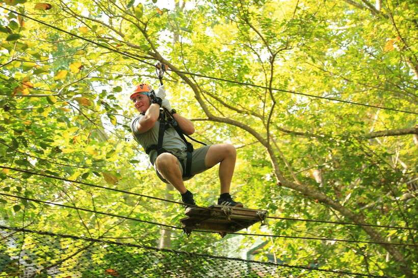 Chiang Mai: Zipline & High Rope Park with Lunch & Transfer - Ziplining above Mae Rim’s jungle