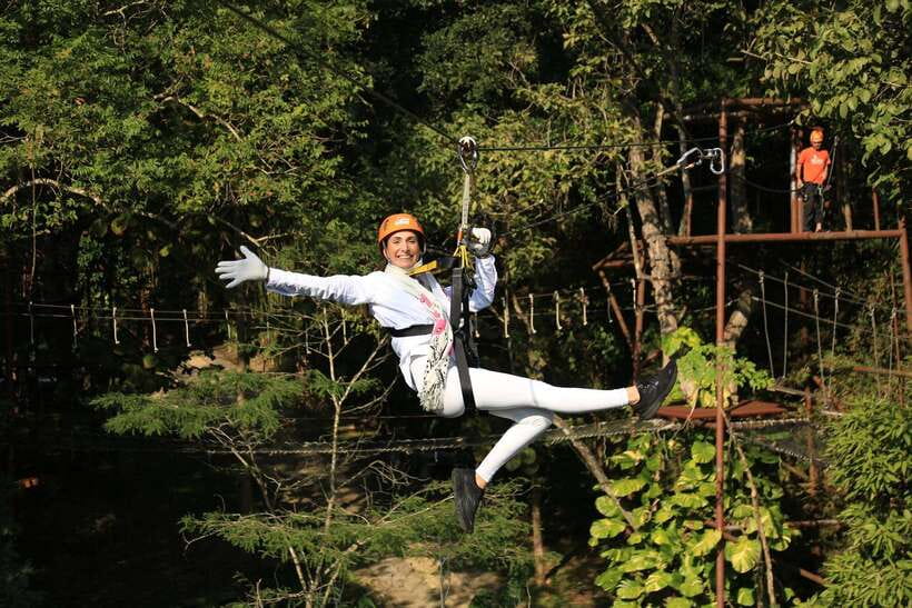 Chiang Mai: Zipline & High Rope Park with Lunch & Transfer - Lunch, café time, and what the $32 price covers