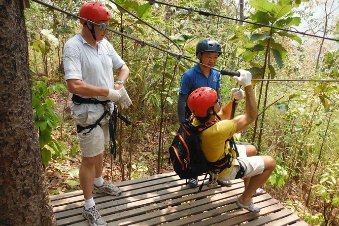 Chiang Mai Zipline White Water Rafting and Elephant Sanctuary - Thai lunch, fruit, and drinks between activities