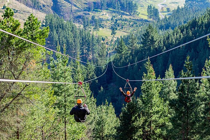 Christchurch Zipline Tour - Port Hills views from 150 metres up