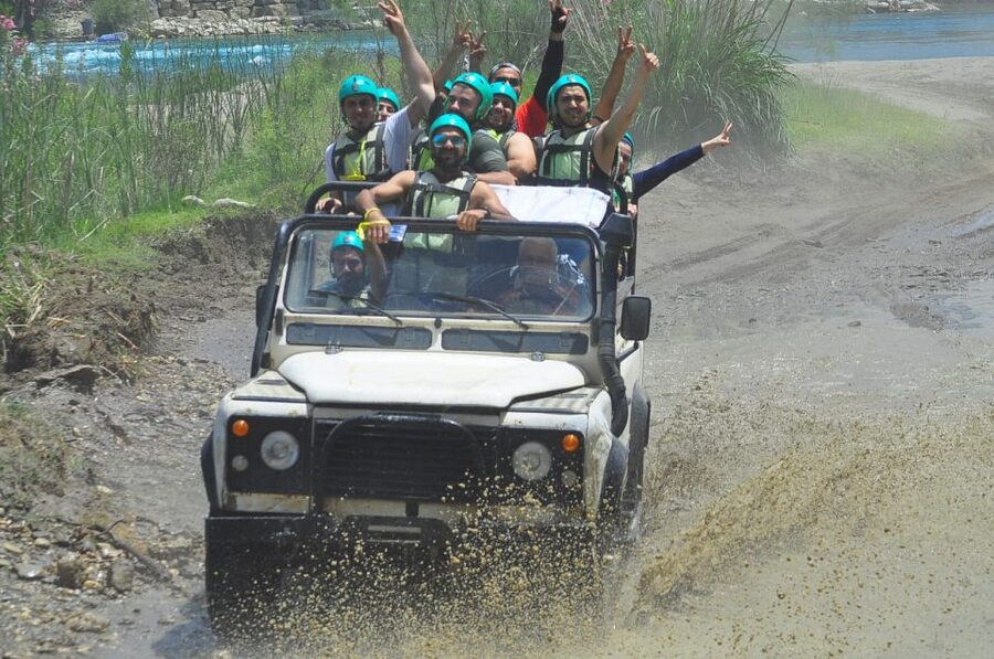 City of Side: Rafting, Zipline, Jeep, Buggy and Quad Combo - Buggy or quad safari: bring clothes for the mud