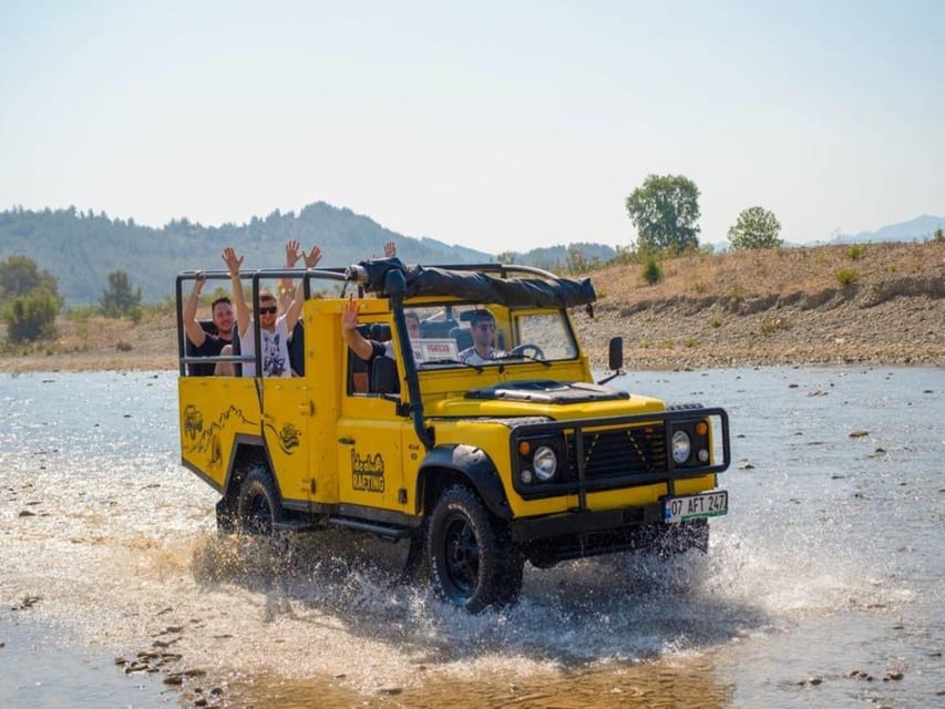 City of Side: Rafting, Zipline, Quad & Jeep (Buggy Optional) - Lunch, breaks, and the five-hour canyon stay