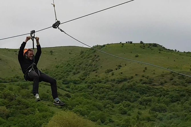 CLUJ ADVENTURE TOUR ! ZIP LINE and HIKE - Turda Gorge and its limestone walls