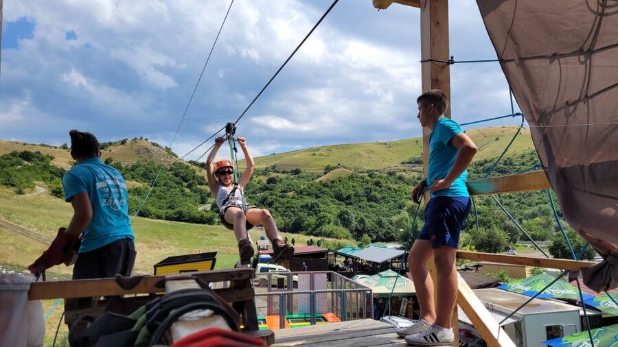 Cluj: Outdoor Activities Day Trip with Zip Line and Hike - A simple trail lunch, not a full meal