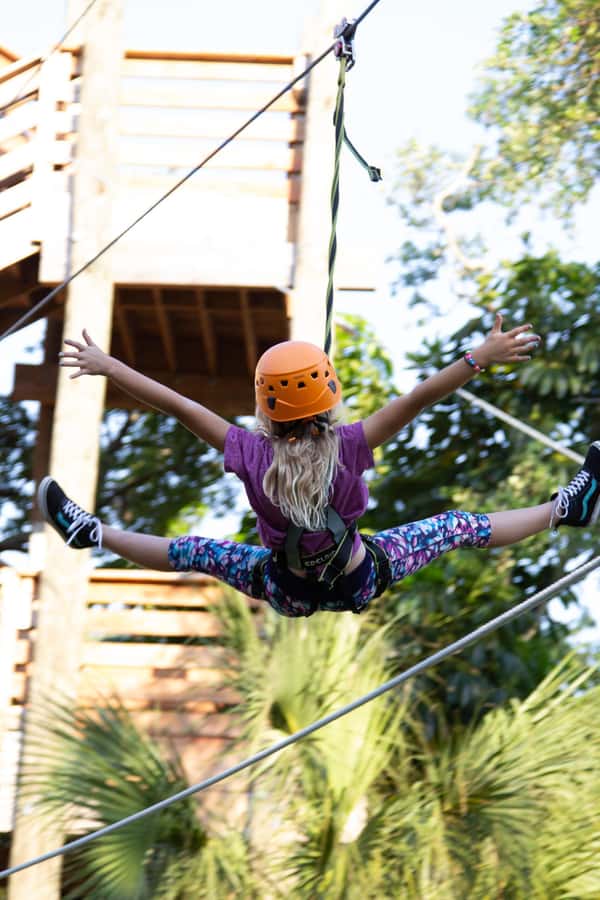 Cocoa Beach: Aerial Adventure Park Ticket - The Kids Course Keeps Things Low