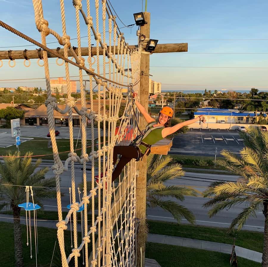 Cocoa Beach: Aerial Adventure Park Ticket - Price and Overall Value at $56