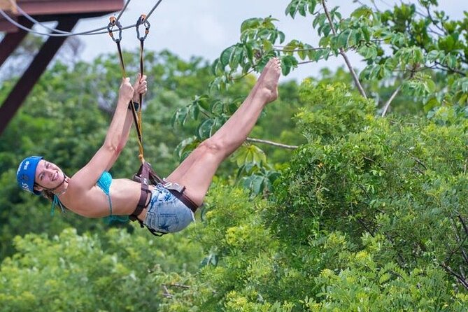 Combo-Adventure: ATV, Ziplines, Rappel and Cenote with Lunch - Six ziplines, including a water landing