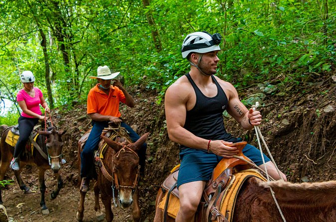 Combo ATV Jorullo Bridge + zip lines + mule ride - A mule ride to slow the pace