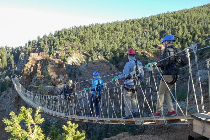 Combo Course Zipline Tour - Starting at Broadmoor Outfitters in Seven Falls Canyon