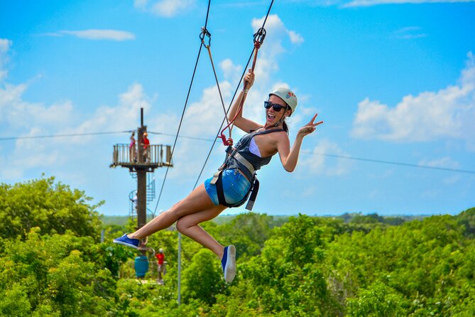 COMBO: Zip Line, Cenote Blue Lagoon, Jungle River &Waterfall Pool - Who Will Enjoy This Best