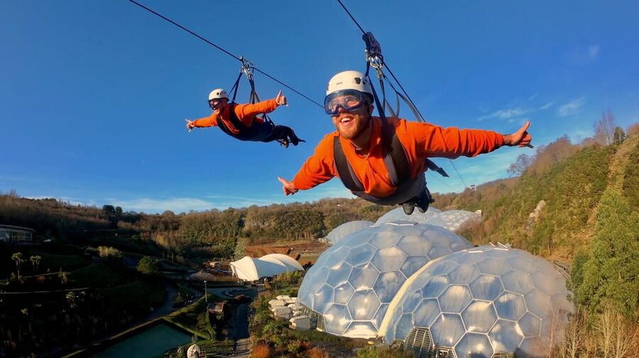 Cornwall: Eden Project Zip Wire Experience - The one-hour itinerary, from check-in to flight