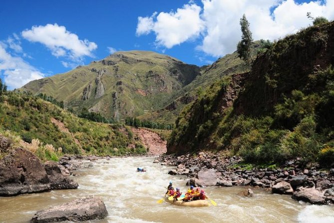 Cusco Rafting and Zipline Adventure - Getting fitted for the Vilcanota River