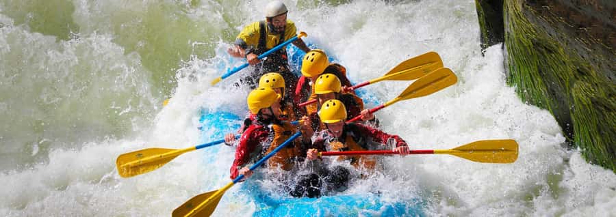Cusco: Rafting in Cusipata + Zipline over South Valley - Getting ready beside the Cusipata River