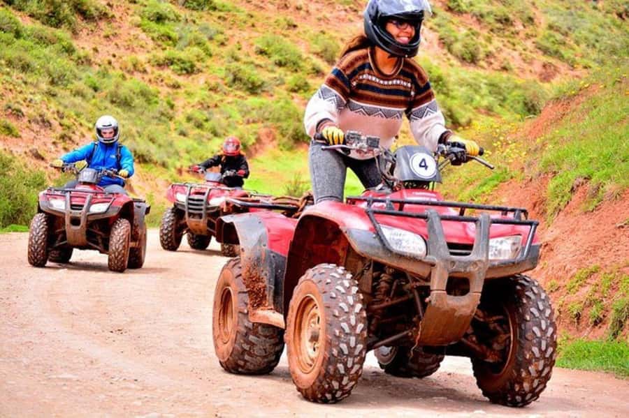 Cusco: Zipline + ATV's | Salt Mines of Maras and Moray | - Four cables with a view from Raqchi