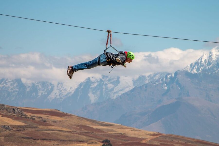 Cusco: Zipline in the Sacred Valley - Cable two: the fastest flight