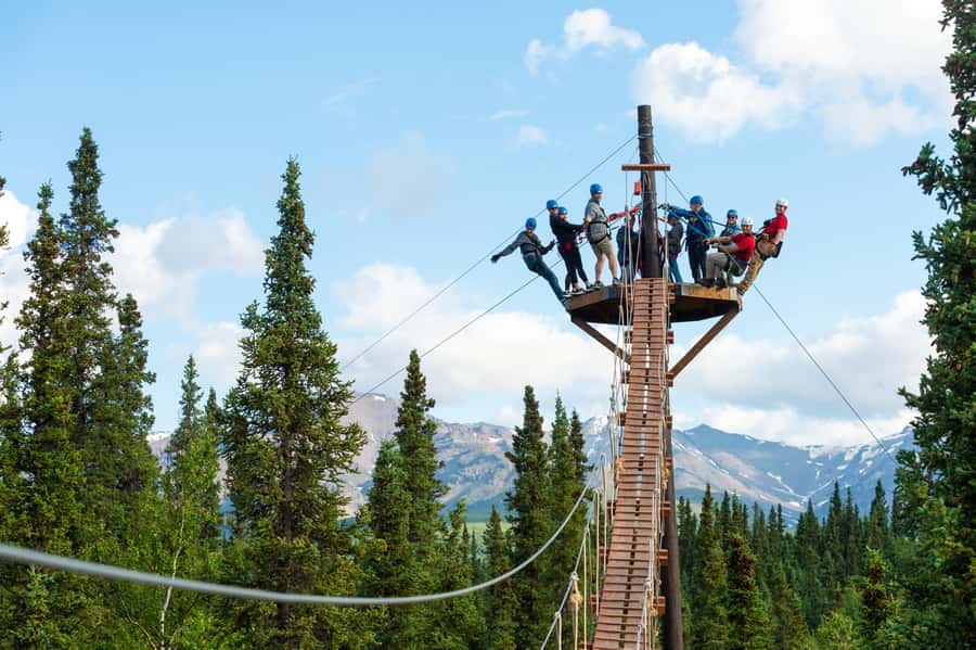 Denali Park Zipline Adventure - What to wear for an all-weather outing