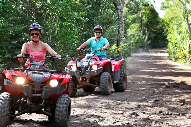 Discover the Adrenaline with Atvs ziplines single and a real Mayan cenote - Three Jungle Activities in One Half-Day