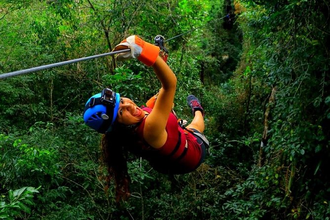 Discover the Adrenaline with Atvs ziplines single and a real Mayan cenote - Swimming in a Sacred Mayan Cenote