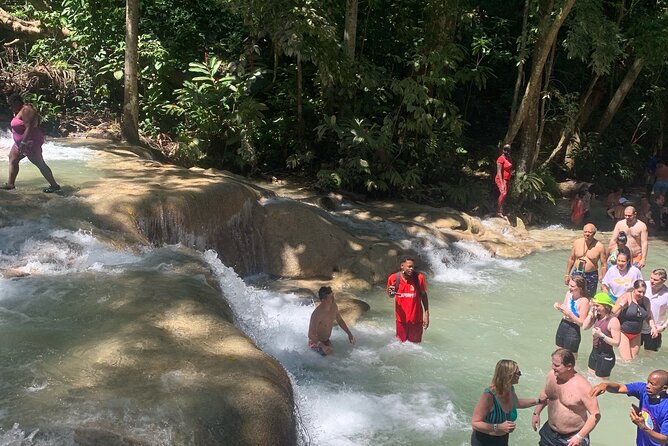 Dunn's River Falls, Zipline Adventure from Kingston - Local shops, crafts, and the food stop