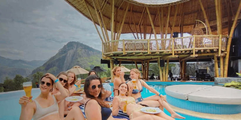 Ella Ravana Pool Club Dip & Dine+2 Free Cocktails!+Zipline - Timing, flexibility, and cancellation