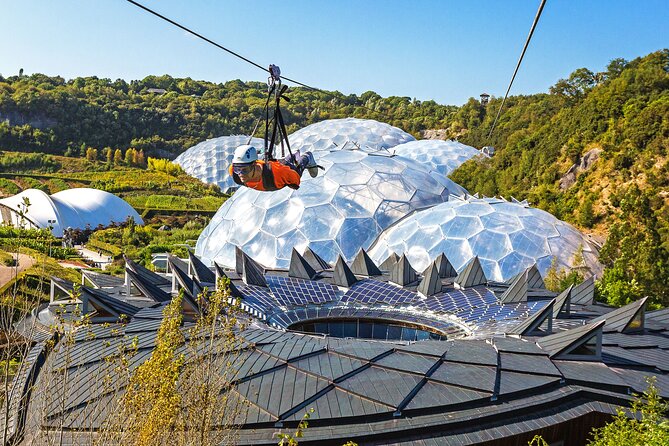England’s Fastest Zipline at the Eden Project - Flying over Eden at 60mph