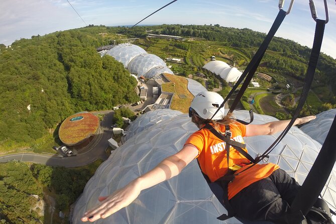 England’s Fastest Zipline at the Eden Project - A family activity with firm limits