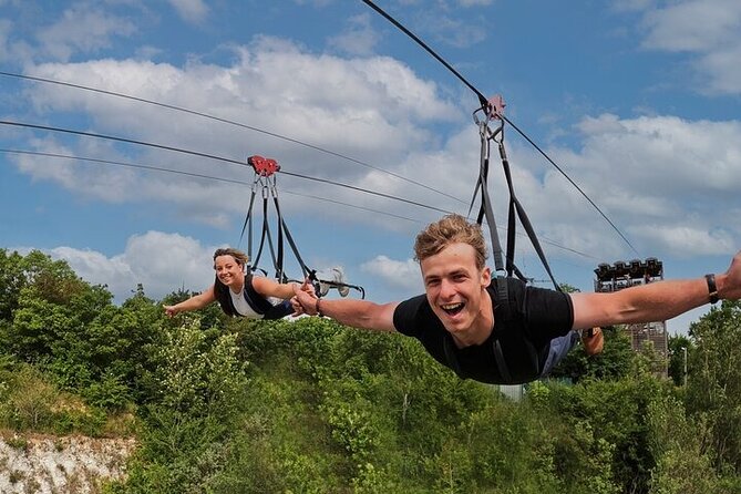 England's Longest Zipline in Kent - Three flights of stairs before the launch