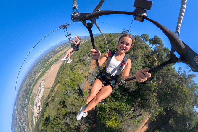 Epic Zipline Tour near Santa Barbara - Three Fast Lines Above Santa Ynez Valley