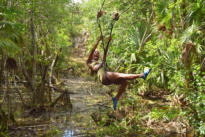 Exciting Day in Tulum Jungle: ATVs, Cenote, Zip lines, Rappel - A 4-meter rappel and a brief Mayan ceremony