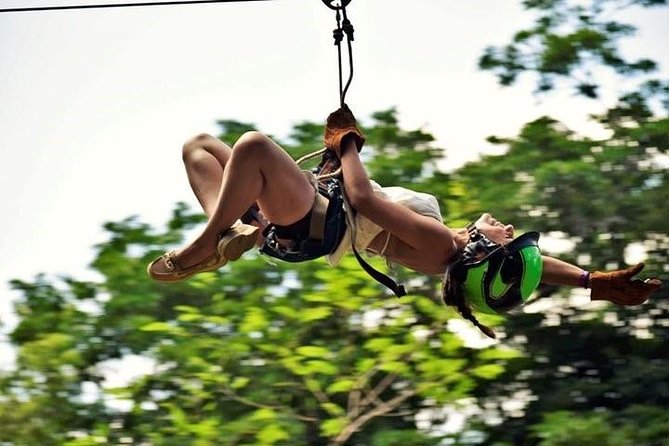 Experience ATV (shared) Ziplines & Cenote with Lunch from Cancún - Chicken fajitas and a simple lunch break