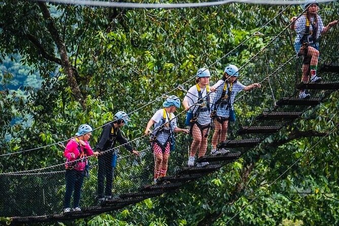 Extream Zipline @ Kingkong Smile and Dip in Hot Spring - What the zipline session is likely to feel like
