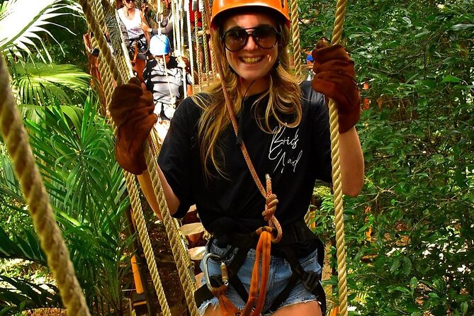 Extreme Day in Cancun: ATVs Zip Lines Cenote Lunch and Transport - Zip lines and bridges add height without adding much time