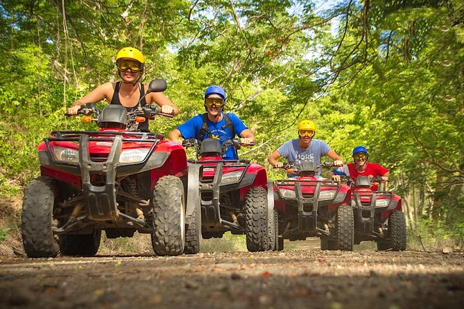 Family ATV Cenote Five Zip Lines Photos Taco Lunch Tequila Taste - Key points at a glance
