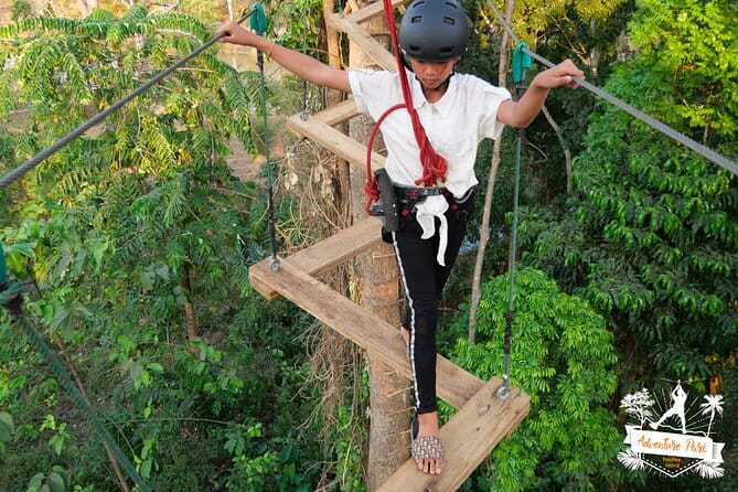 Fandee Hanging Park - Ziplines & Monkey Bridges in Tad Lo - What the Fandee course is really like