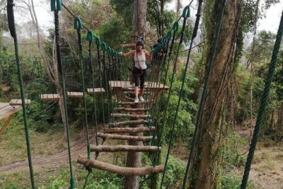 Fandee Hanging Park – Ziplines & Monkey Bridges in Tad Lo
