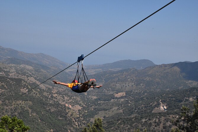 Flight with the Zipline Sicily in San Mauro Castelverde - Choosing your flight position