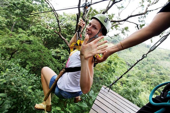 Flying Hanuman Zipline Adventure – Soar Through the Jungle! - Preparing for the safety briefing