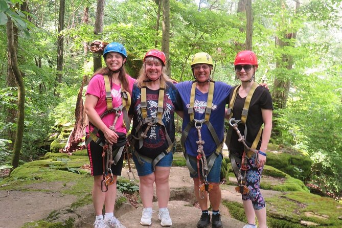 Fontanel Zipline Forest Adventure at Nashville North - The first line: nerves, height, and a quick lesson