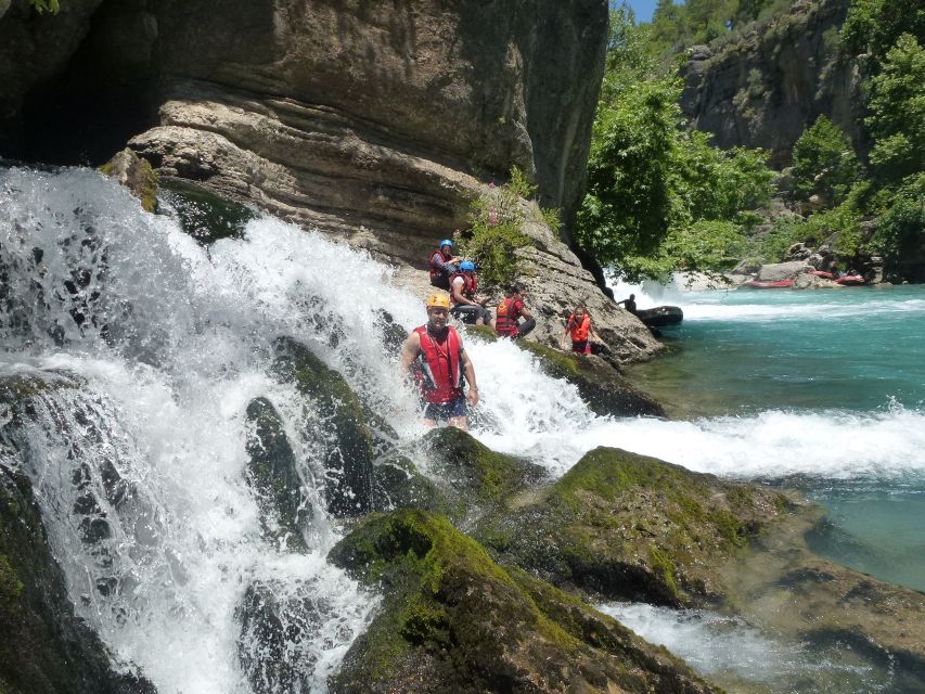 From Antalya: Koprulu Canyon Rafting and Zip Line Adventure - The wider canyon and its natural waterfalls