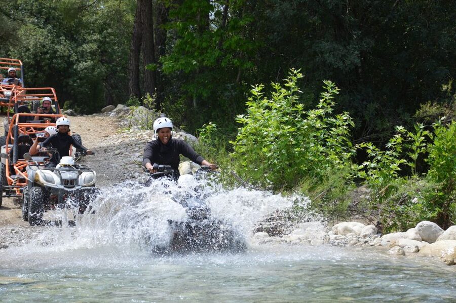 From Belek: Fully Combo Zipline, Quad Safari, Rafting, Lunch - Riverside lunch beside Köprüçay