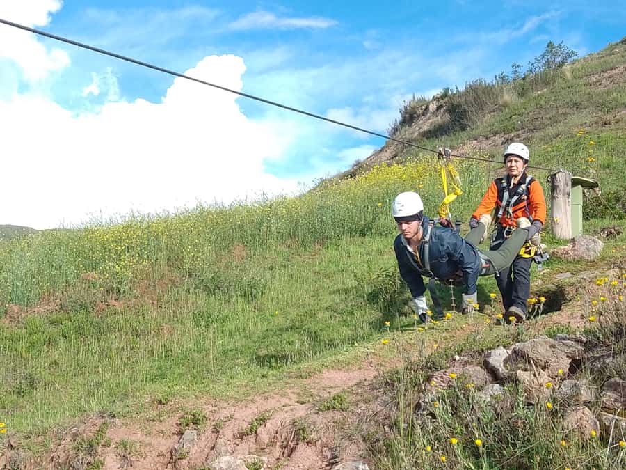 From Cusco: Half-Day Zip Line Adventure - Views over Chinchero, the canyon, and the Sacred Valley
