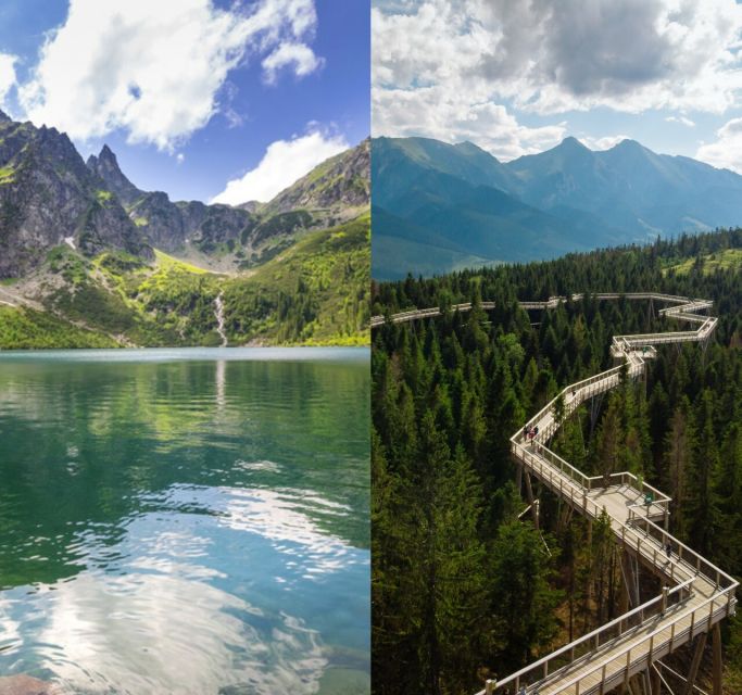 From Krakow: Morskie Oko and Slovakia Treetop Walk - Two mountain worlds from one Krakow day