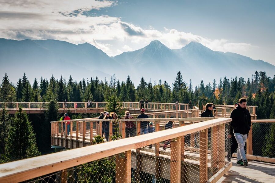 From Krakow: Slovakia Treetop Walk, Zakopane & Thermal Spa - Zakopane in two hours: Krupowki, lunch, and mountain rides