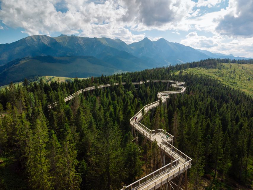 From Krakow: Treetop Walk & Zakopane Visit Small Group Tour - Arriving in Zakopane and walking Krupowki Street